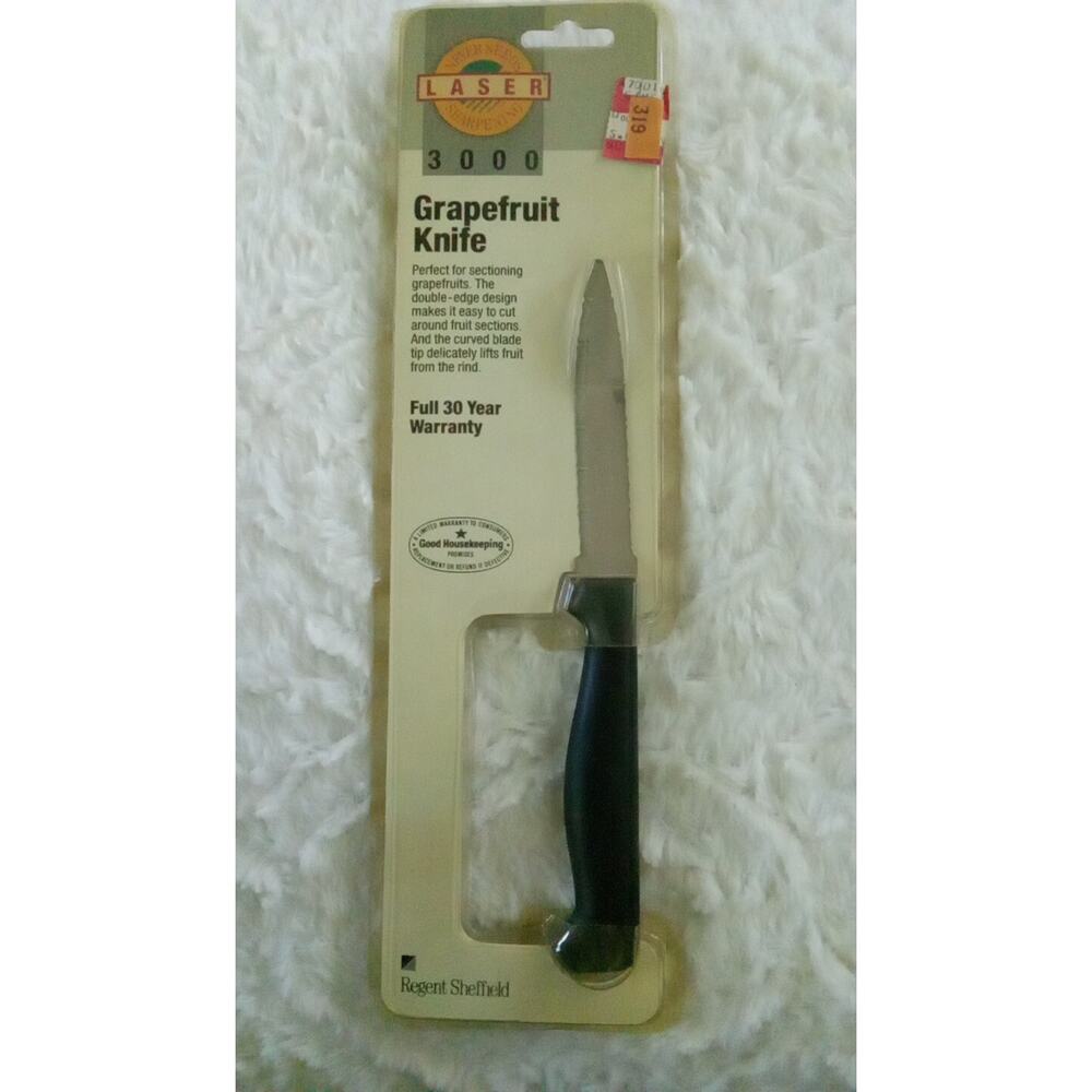 Regent Sheffield Stainless Steel Grapefruit Knife Serrated 8” New Old Stock
